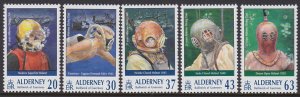 114-18 Alderney 1998 Diving Club MNH