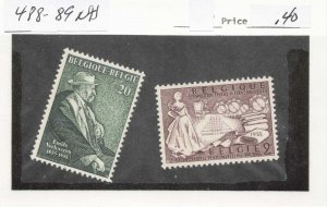 BELGIUM  488-89   MNH