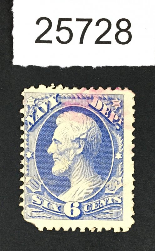 MOMEN: US STAMPS # O38 OFFICIAL USED LOT #25728