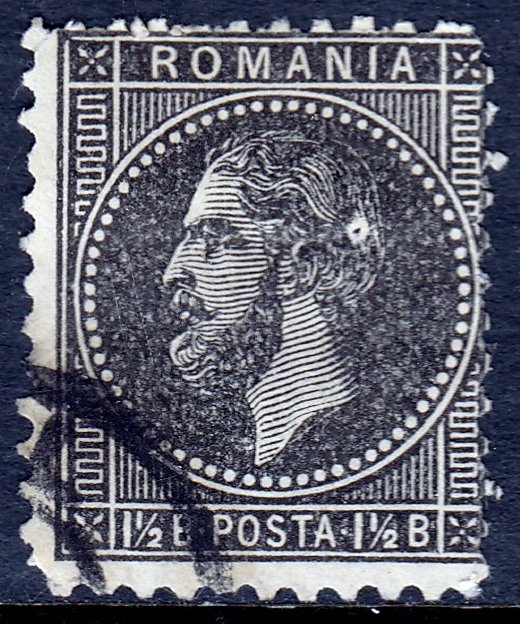 Romania - Scott #66 - Used - Crease - SCV $4.25