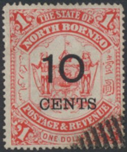 North Borneo  SG 88      SC#  75   Used see details & scans