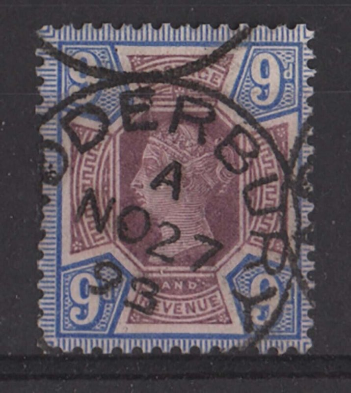 GB 1887 9d sg209 very fine used neat steel cds cat £40
