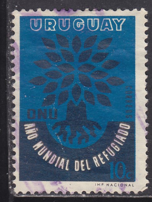 Uruguay 657 World Refugee Year 1960