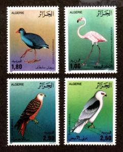 Algeria 849-852 Mint NH Birds!