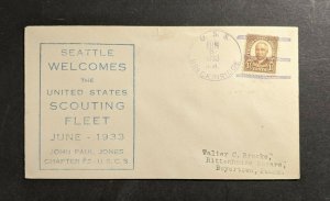 1933 USS Breckinridge Navy Cover to Boyertown PA