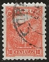 Peru == Scott # 295 -  Used