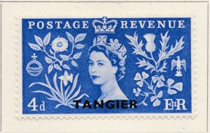1953 BRITISH MOROCCO TANGIER 4D MH* Stamp A30P4F40698-