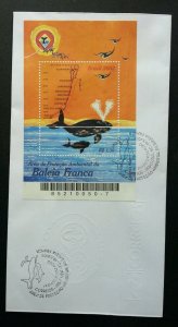 *FREE SHIP Brazil Whale 2002 Brasil Ocean Marine Life Painting Kites (FDC)
