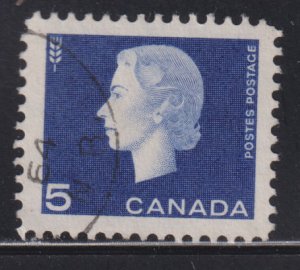 Canada 405 Queen Elizabeth II Cameo 5¢ 1963