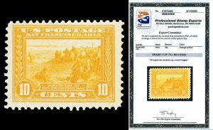 Scott 400 1913 10c Panama-Pacific Perf 12 Issue Mint Graded F-VF 75J NH PSE CERT