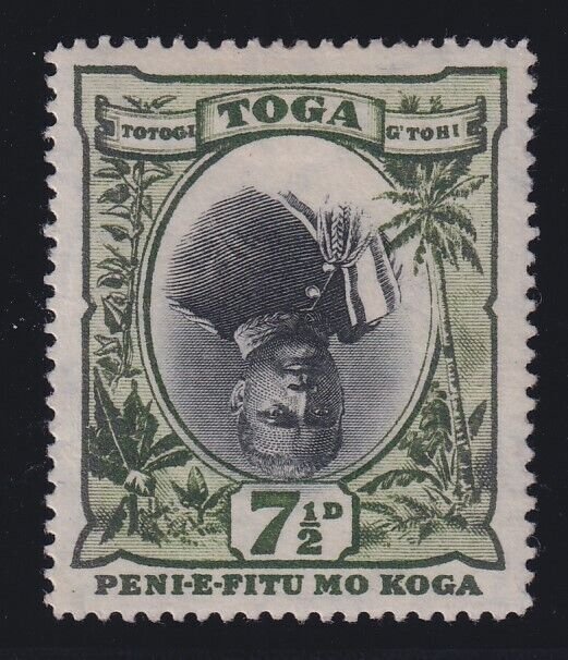 Tonga, Scott 47a (SG 48a), MHR Inverted Center variety, w/ BPA cert