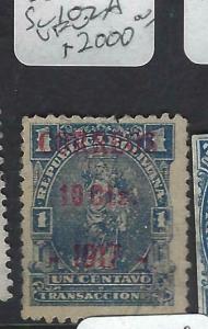 BOLIVIA  (P0203B)   SC 102A    VFU  EXTREMELY SCARCE