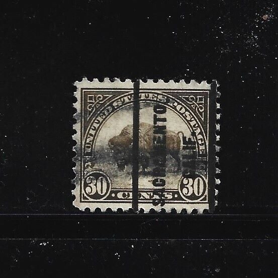 US Stamp Scott #569/A172-30c-Canc/VLH-NG-1923