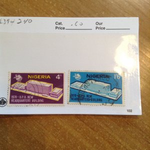 Nigeria  # 239-40  used