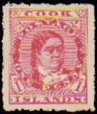 Cook Islands #40, Hinged Single Incomplete Set, 1909-1919, Hinged