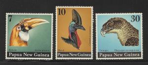 Papua New Guinea Birds set sc# 399 - 401 MNH