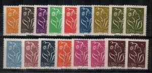 France Scott 3066-82 Mint NH [TH1618]