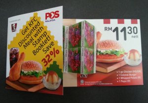 *FREE SHIP Malaysia KFC Definitive Flowers 2018 Food (booklet) MNH *official