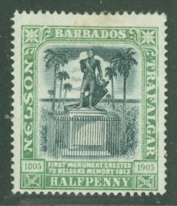 Barbados #103 Unused Single