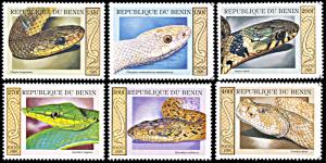 Benin 1170-1175, MNH, Snakes