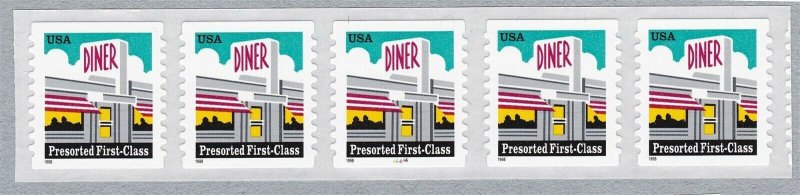 PNC5 25c Diner SA 44444 US 3208A MNH F-VF