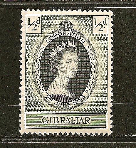 Gibraltar 131 QEII Coronation Mint Hinged