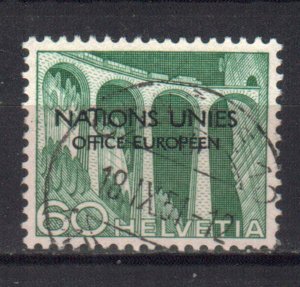 SWITZERLAND STAMPS, 1950 UN EUROPEAN OFFICE. Sc.#7O10. USED