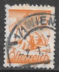 Austria 311: 10g Fields crossed by Telegraph wires, used, VF