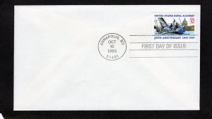 3001 U.S. Naval Academy, FDC no cachet