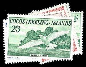 COCOS ISLANDS 1-6  Mint (ID # 79152)
