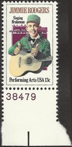 # 1755 MINT NEVER HINGED JIMMIE RODGERS AND LOCOMOTIVE