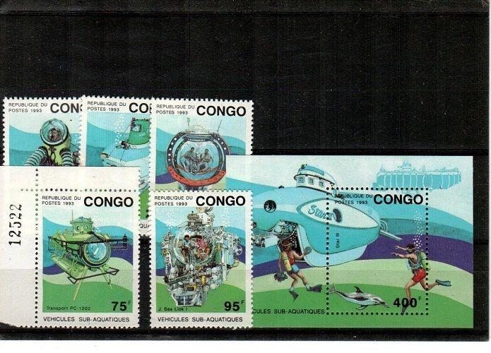 Congo Scott 1021-6 Mint NH