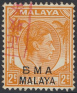 Straits Settlements  OPT BMA Malaya  SC# 257   Used  see details & scans