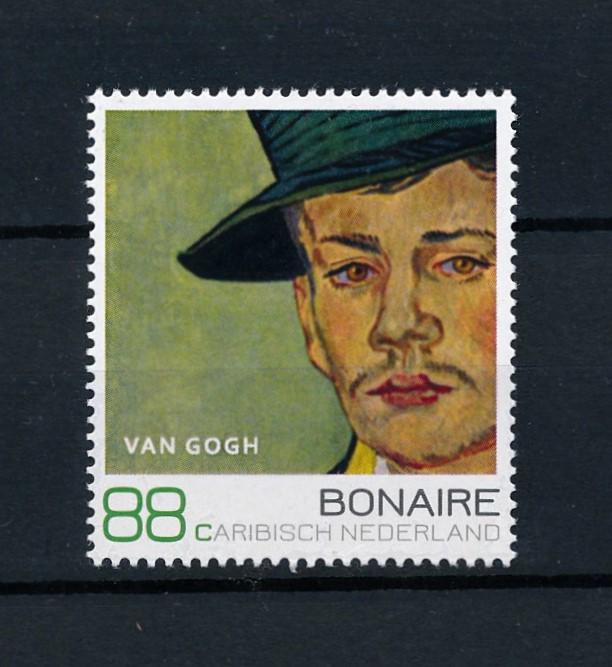 [100495] Caribbean Netherlands 2016 Painting v Gogh Portrait Armand Roulin  MNH