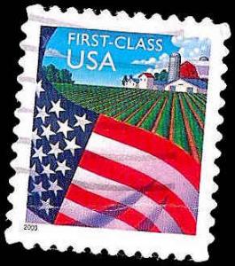 # 3449 USED FLAG OVER FARM