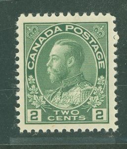 Canada #107 Unused Single