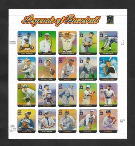 SE)2000 UNITED STATES, FROM THE SPORTS SERIES, LEGENDS OF BASEBALL, COMPLETE SHE