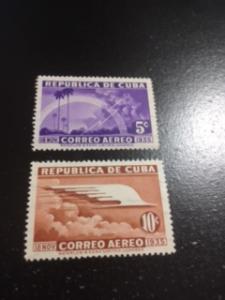 Cuba sc C22-C23 MNH