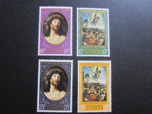 St Lucia 1969 Sc 245-248 set MH