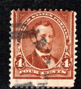 United States Scott # 254, used