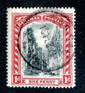 1901  Sc #33 used cv.$4 ( 730 Bahamas )