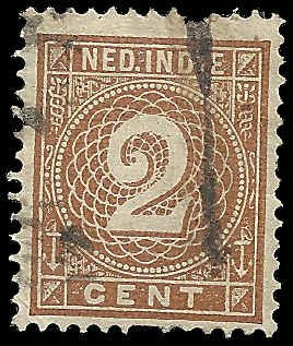 Netherlands Indies - #18 - Used - SCV-0.25