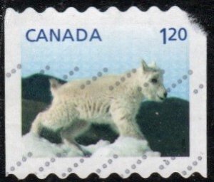 Canada 2715 - Used - $1.20 Juvenile Mountain Goat (2014) (cv $0.35)