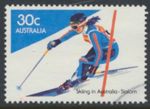 Australia SG 917 Used  Skiing SC# 900 w/first day issue cancel see scan