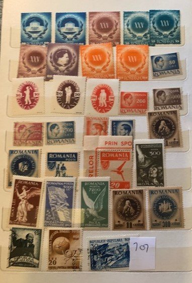 STAMP STATION PERTH Romania Collection (1 ) in Album 575+ stamps Mint/Hinged