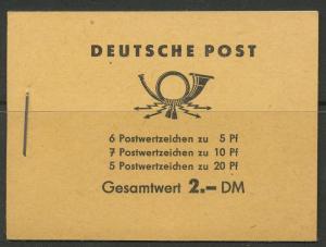 Germany DDR mint booklet #330c, 477b, 333a