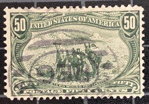 US Stamps - 291  - Used - SCV = $175.00