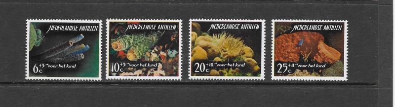 CORAL - NETHERLANDS ANTILLES #B68-71 MNH