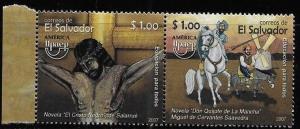 El Salvador 2007 American issue Education for all Don Quixote Sc 1671 MNH B76