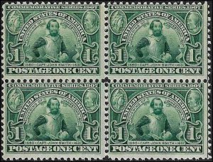 328 Mint,OG,NH... Block of 4... SCV $300.00